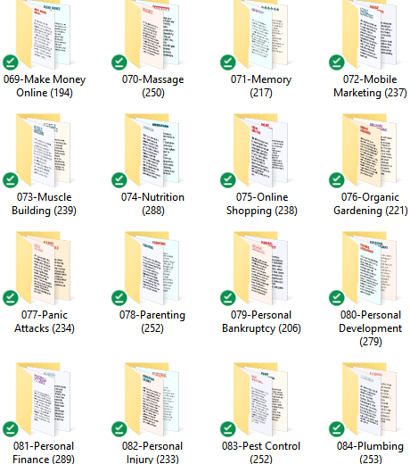 TipsVillage-116 Organized Niches